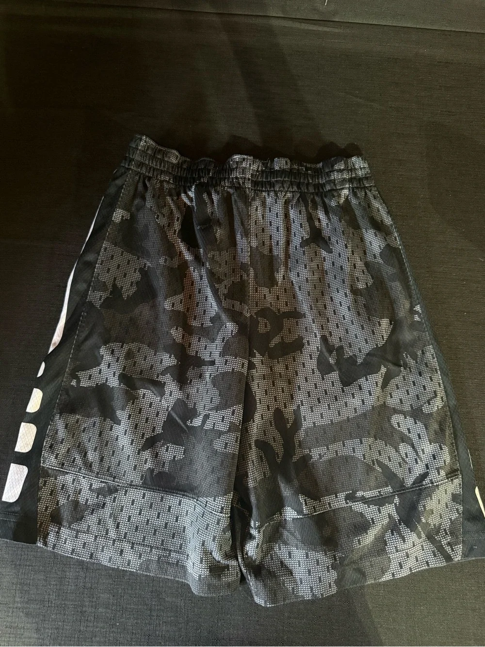 Nike Black & White Camo Athletic Shorts